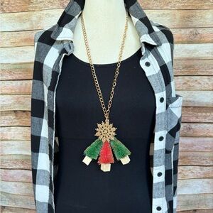 We Three Trees Necklace #Christmasnecklace #wethreekingsnecklace